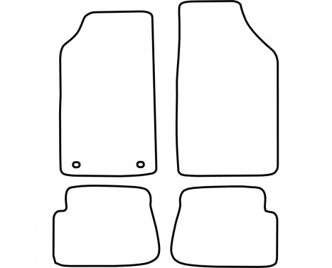 Bilmattor lämpliga för Peugeot 205 1984-1998 / 309 1987-1993, bild 2