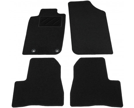 Bilmattor lämpliga för Peugeot 206 2006 - 4 delar