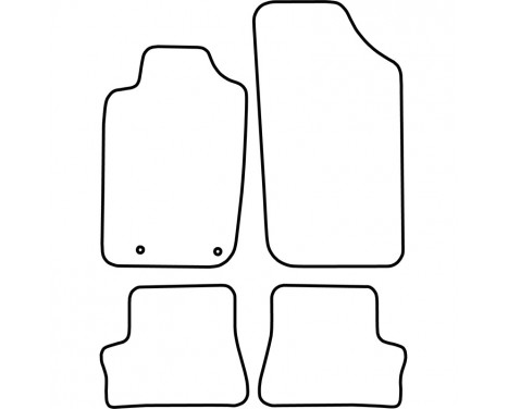 Bilmattor lämpliga för Peugeot 206 CC 2001-2007, bild 2