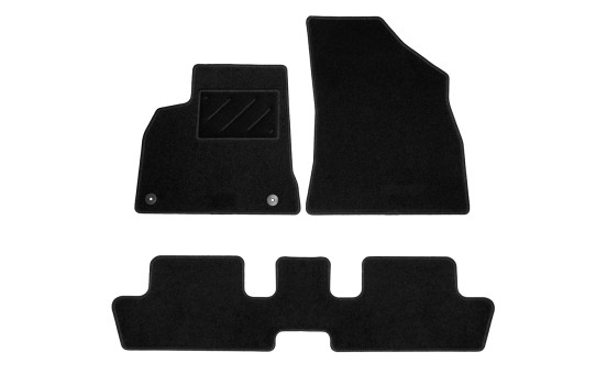 Bilmattor lämpliga för Peugeot 3008 2009- 3-delade
