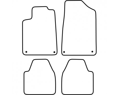 Bilmattor lämpliga för Peugeot 607 2000-2010, bild 2