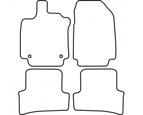 Bilmattor lämpliga för Renault Clio D 2012-