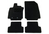 Bilmattor lämpliga för Renault Clio III 2005-2012 4-delade