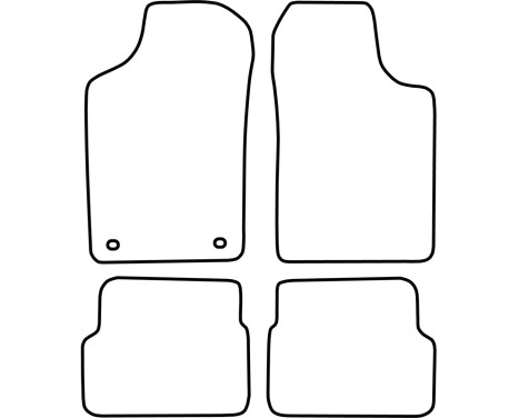 Bilmattor lämpliga för Renault Laguna 1998-2001, bild 2