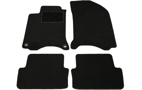 Bilmattor lämpliga för Renault Laguna II 2001-2007 4-delade