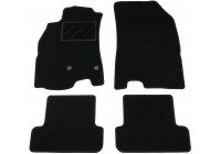 Bilmattor lämpliga för Renault Megane III 2009- 4-delade