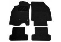 Bilmattor lämpliga för Renault Megane III 2011- 4-delade