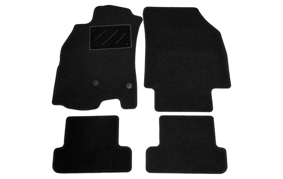 Bilmattor lämpliga för Renault Megane III 2011- 4-delade