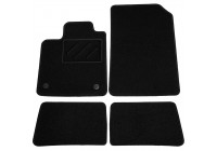 Bilmattor lämpliga för Renault Twingo II 2011-2014 4-delade