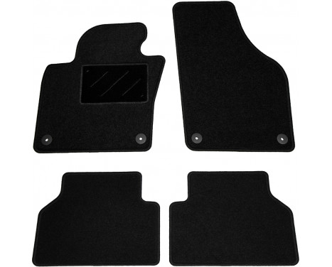 Bilmattor lämpliga för Seat Leon 2008-2012 4-delade