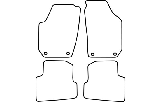 Bilmattor lämpliga för Skoda Fabia 2007-2008, bild 2