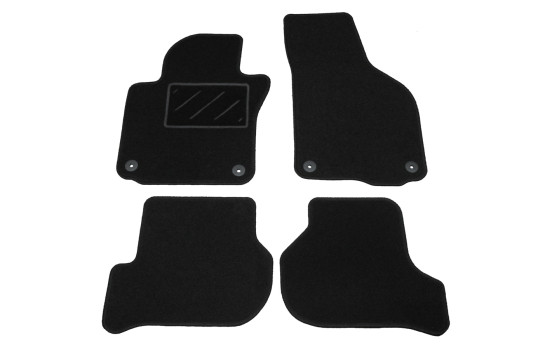 Bilmattor lämpliga för Skoda Octavia 2008-2012 4-delade