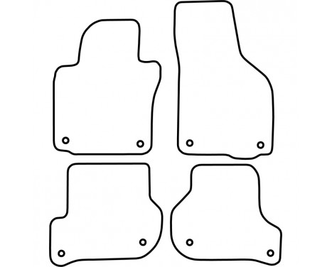 Bilmattor lämpliga för Skoda Octavia från 2008, bild 2