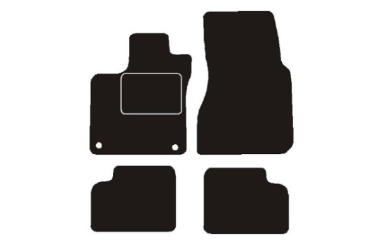 Bilmattor lämpliga för Smart Forfour w453 2014-