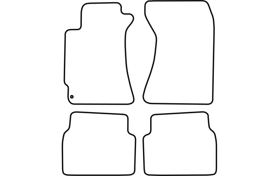 Bilmattor lämpliga för Subaru Forester 2002-2008, bild 2
