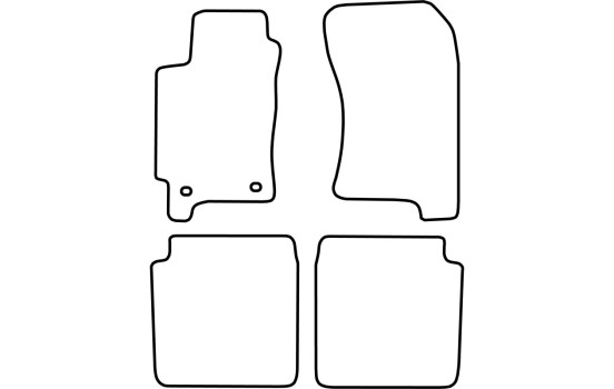 Bilmattor lämpliga för Subaru Legacy 1994-1999 (typ GL), bild 2