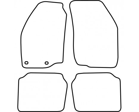 Bilmattor lämpliga för Suzuki Baleno sedan 1995-2002, bild 2