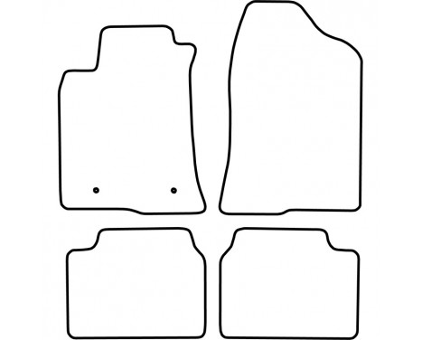Bilmattor lämpliga för Toyota Avensis 2005-2009, bild 2