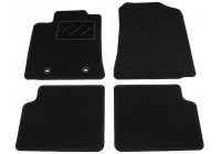 Bilmattor lämpliga för Toyota Corolla 3/5 dörrar 2002-2007 4-delade
