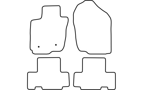 Bilmattor lämpliga för Toyota RAV-4 2006-2009, RAV-4 2009- 4, bild 2