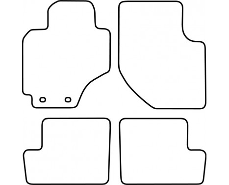 Bilmattor lämpliga för Toyota RAV4 2000-2003, bild 2