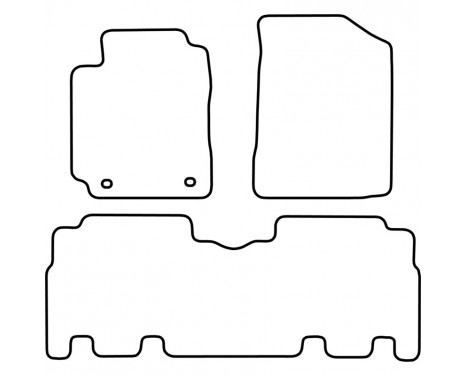 Bilmattor lämpliga för Toyota Yaris Verso 1999-2006, bild 2
