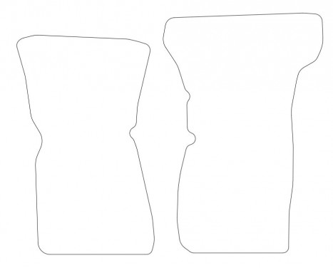 Bilmattor lämpliga för Triumph Spitfire lång modell 2-delade, bild 2