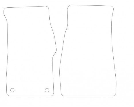 Bilmattor lämpliga för Triumph TR7 2-delade, bild 2