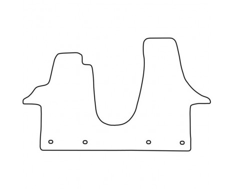 Bilmattor lämpliga för Volkswagen Transporter T5 2003-2015 (endast för), bild 2