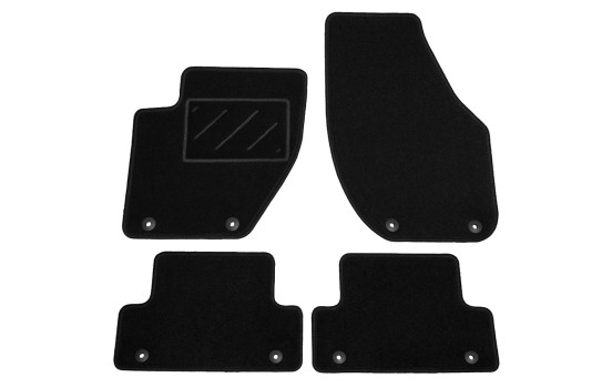 Bilmattor lämpliga för Volvo V40 2012- 4-delade