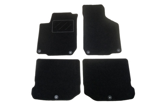Bilmattor lämpliga för VW Golf IV / Bora 1997-2004 4-delad