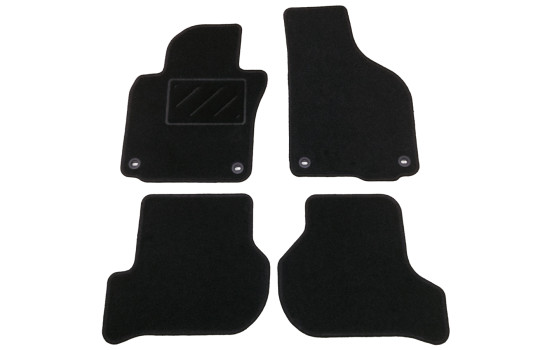 Bilmattor lämpliga för VW Golf V / Jetta 2003-2007 4-delade