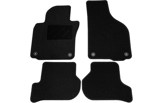 Bilmattor lämpliga för VW Golf V / VI / Jetta 2007-2010 4:a