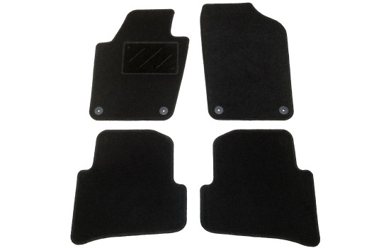 Bilmattor lämpliga för VW Polo 6R 2010- 4-delade