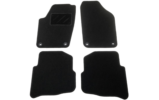 Bilmattor lämpliga för VW Polo 9N 2002-2007 4-delade