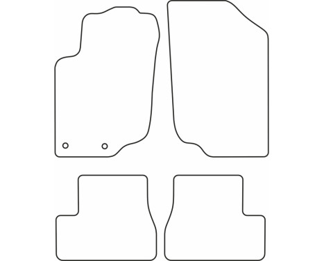 Bilmattor som passar Peugeot 207 CC 2007-2013, bild 2