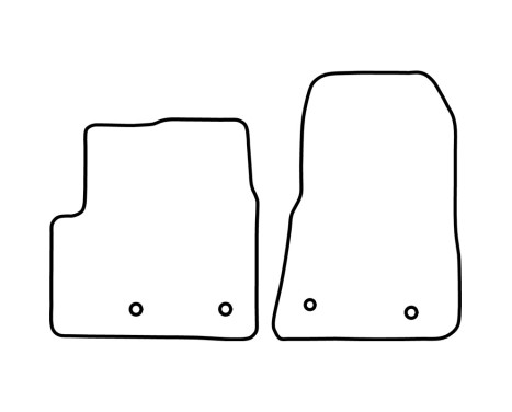 Bilmattor till Ford Transit Custom 2013 (endast fram), bild 2