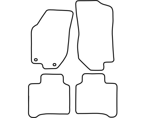 Bilmattor Velour lämplig för Alfa Romeo 145/146 1994-2000, bild 6