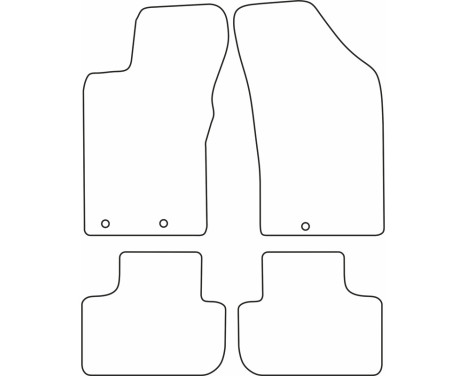 Bilmattor Velour lämplig för Alfa Romeo 147 2000-2010, bild 6