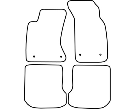 Bilmattor Velour lämplig för Audi A4 1995-1999, bild 6