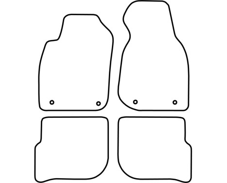Bilmattor Velour lämplig för Audi A6 1997-1999, bild 6