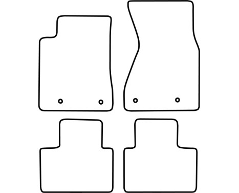 Bilmattor Velour lämplig för Audi A8 1994-2002, bild 6