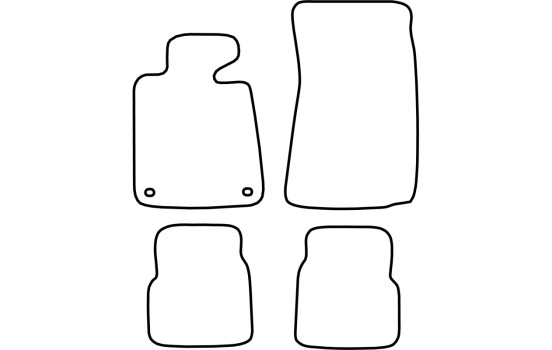 Bilmattor Velour lämplig för BMW 3-serien (E30) 1982-1990 (exkl. Cabriolet), bild 6