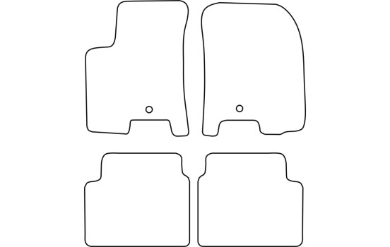 Bilmattor Velour lämplig för Chevrolet Aveo 2006-2011, bild 6