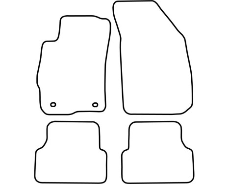 Bilmattor Velour lämplig för Chevrolet Aveo 2011-, bild 6
