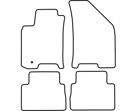 Bilmattor Velour lämplig för Chevrolet Lacetti 2005-2010, bild 6