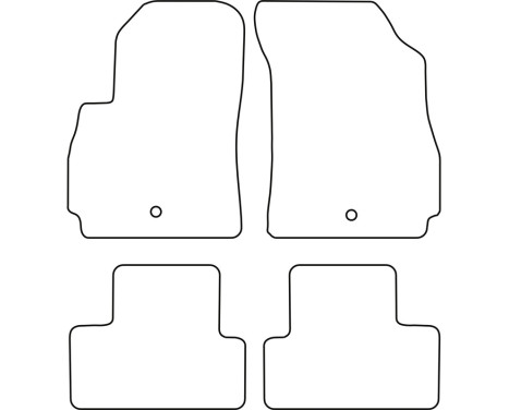 Bilmattor Velour lämplig för Chevrolet Orlando 2011- (5-Persons), bild 6