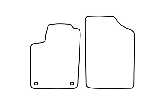 Bilmattor Velour lämplig för Citroen Berlingo 1997-2005 (endast för), bild 6