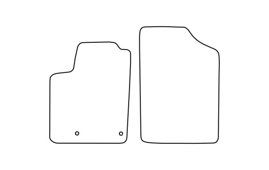 Bilmattor Velour lämplig för Citroen Berlingo 2005-2008 (endast för), bild 6