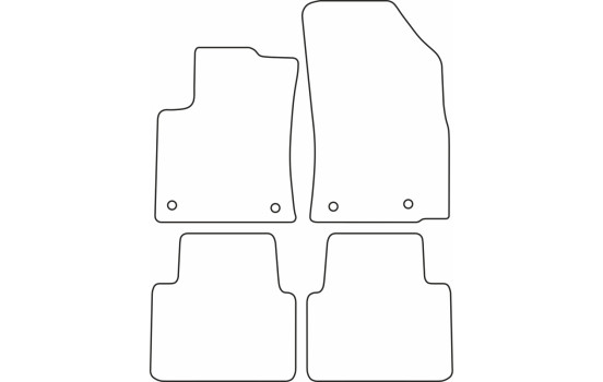Bilmattor Velour lämplig för Citroen C3 Aircr, bild 6